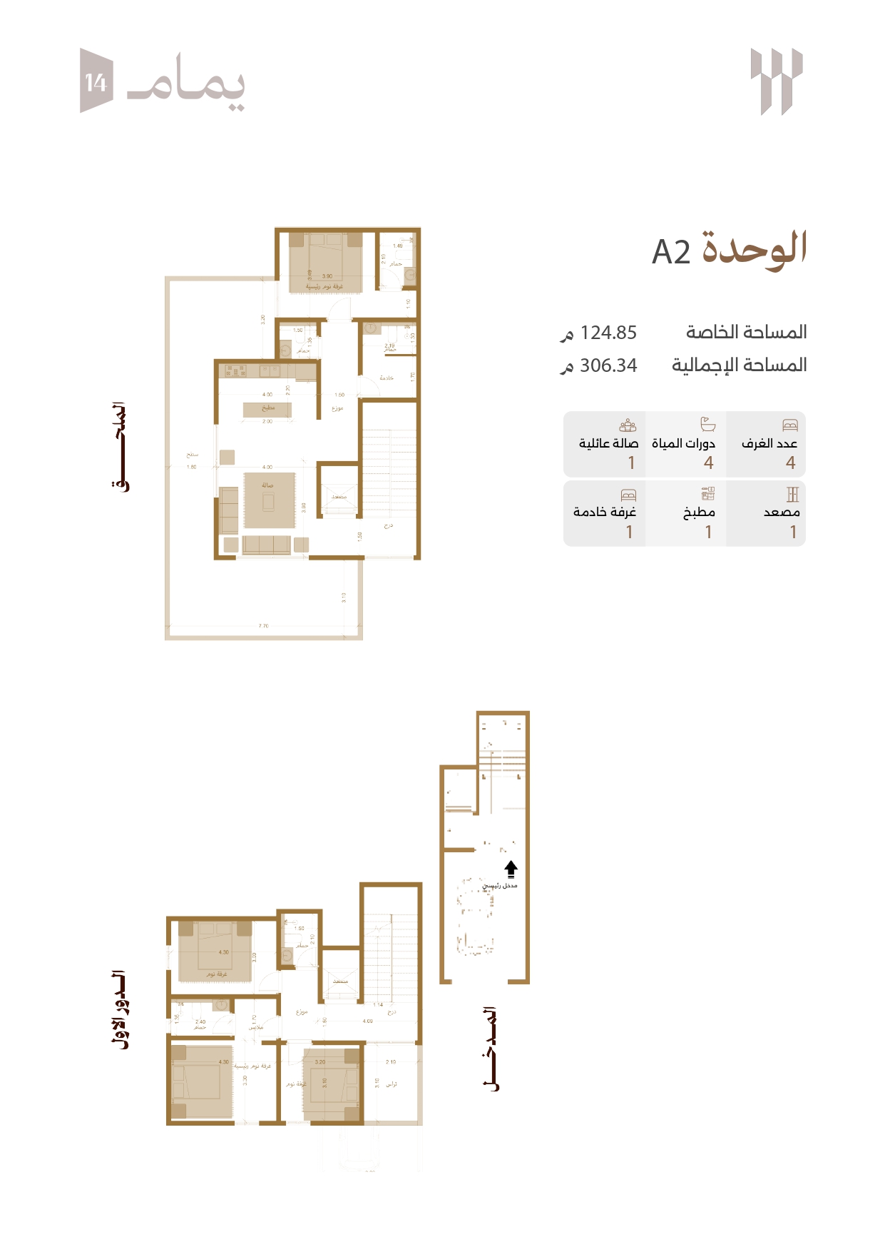 مخطط الوحدة A02