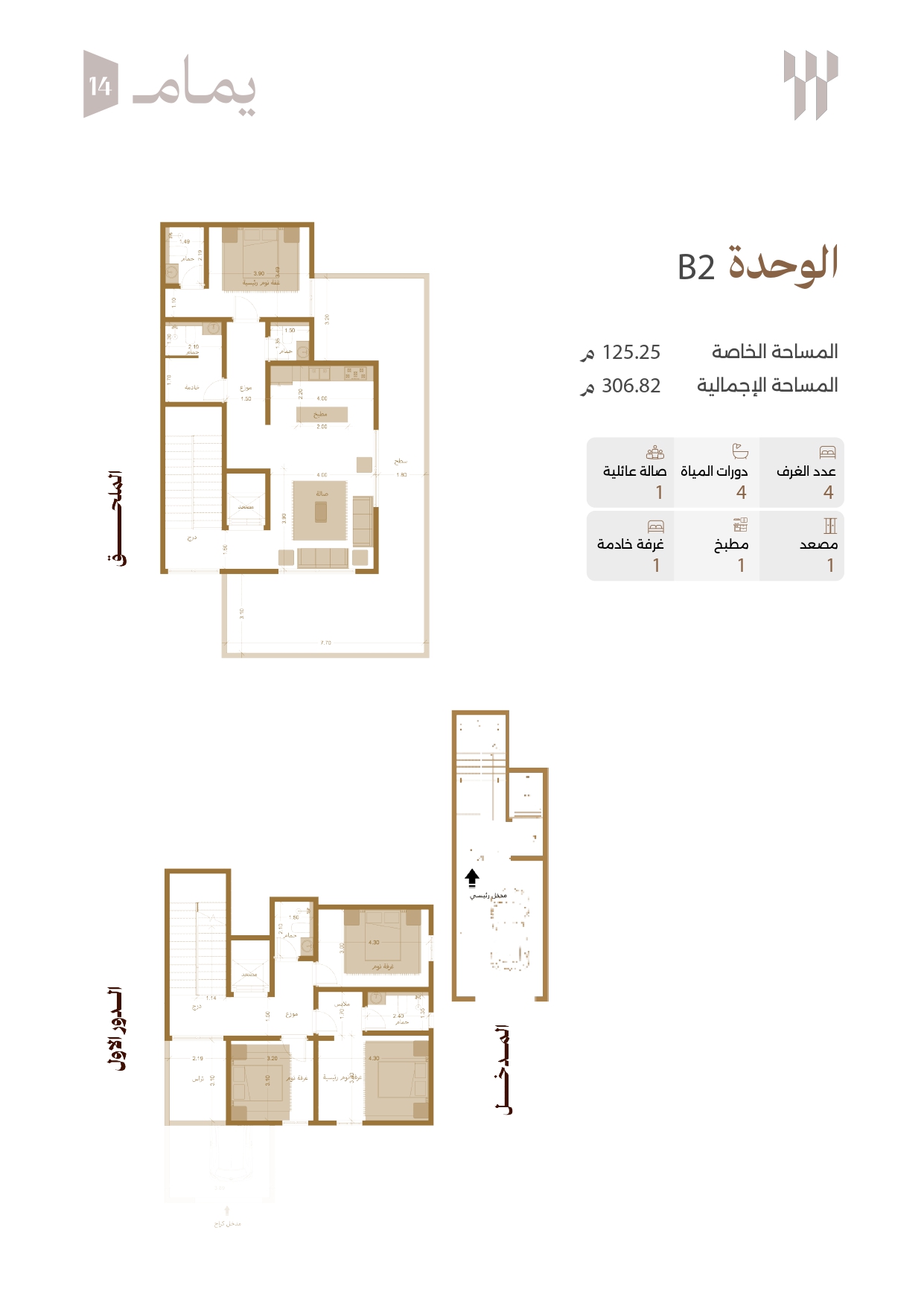 مخطط الوحدة B02