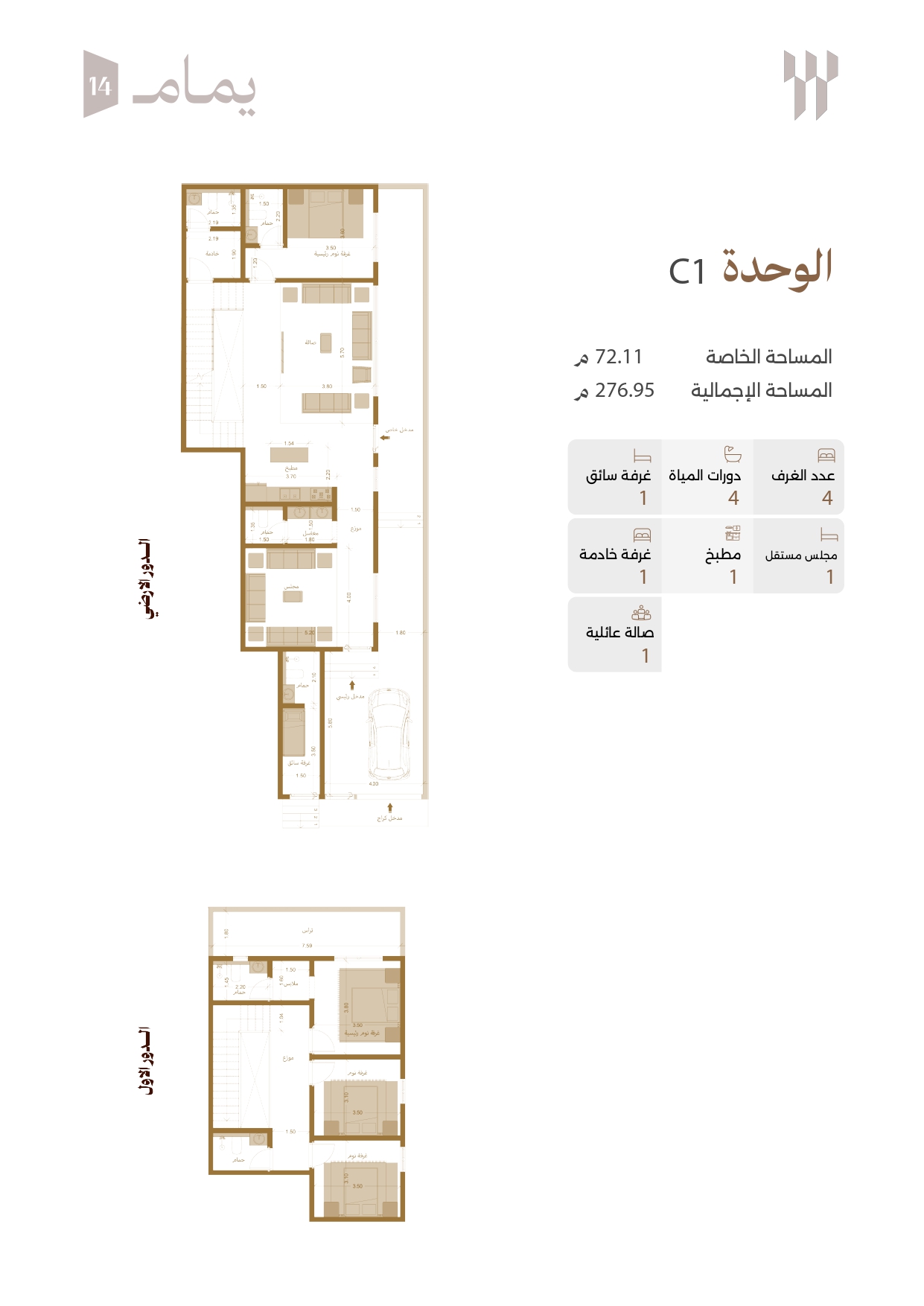 مخطط الوحدة C01